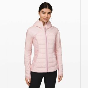 Lululemon Down For It All Pink Jacket with Removable Hood 6